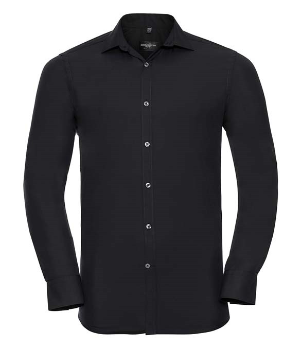 Russell Collection Long Sleeve Ultimate Stretch Shirt