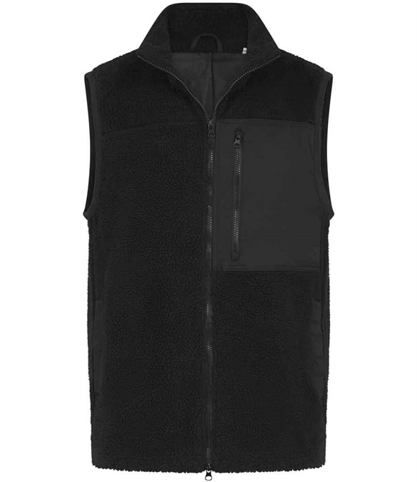 Front Row Recycled Sherpa Gilet
