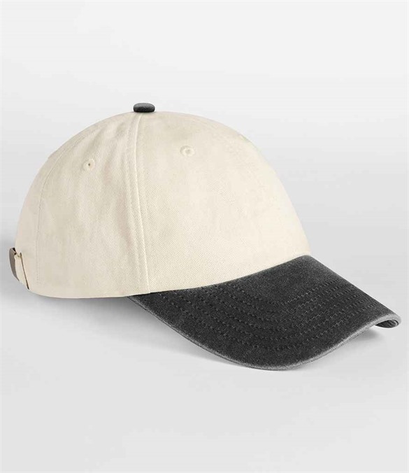 Beechfield Contrast Peak Low Profile Vintage Cap