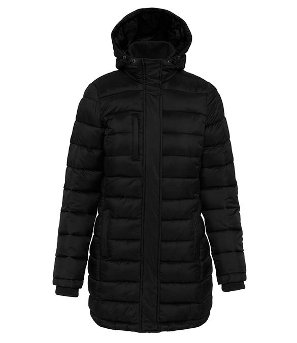 Kariban Ladies Lightweight Long Padded Parka Jacket