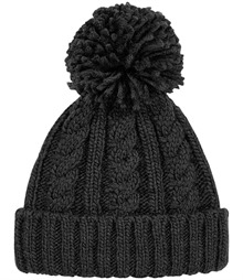 Beechfield Cable Knit Melange Beanie