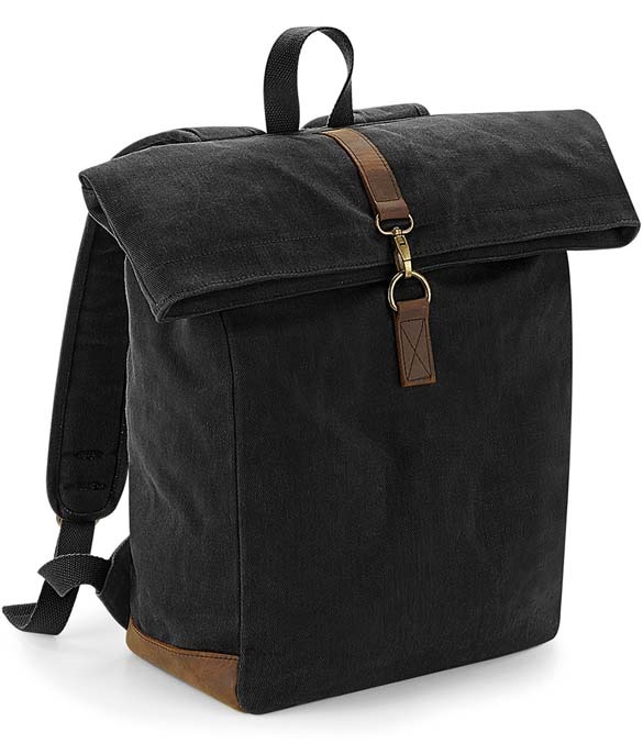 Quadra Heritage Waxed Canvas Backpack